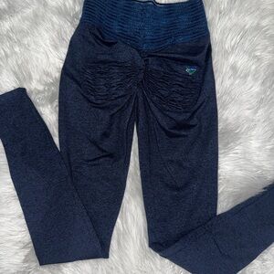 Cute Booty Blue Leggings